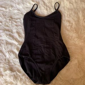Black Mirella Cami Leotard